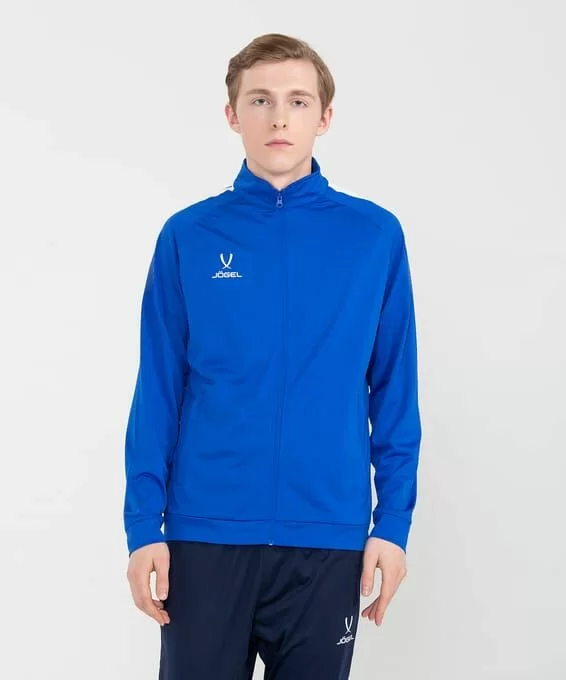 Реальное фото Олимпийка Jögel Camp Training Jacket FZ синий от магазина СпортСЕ