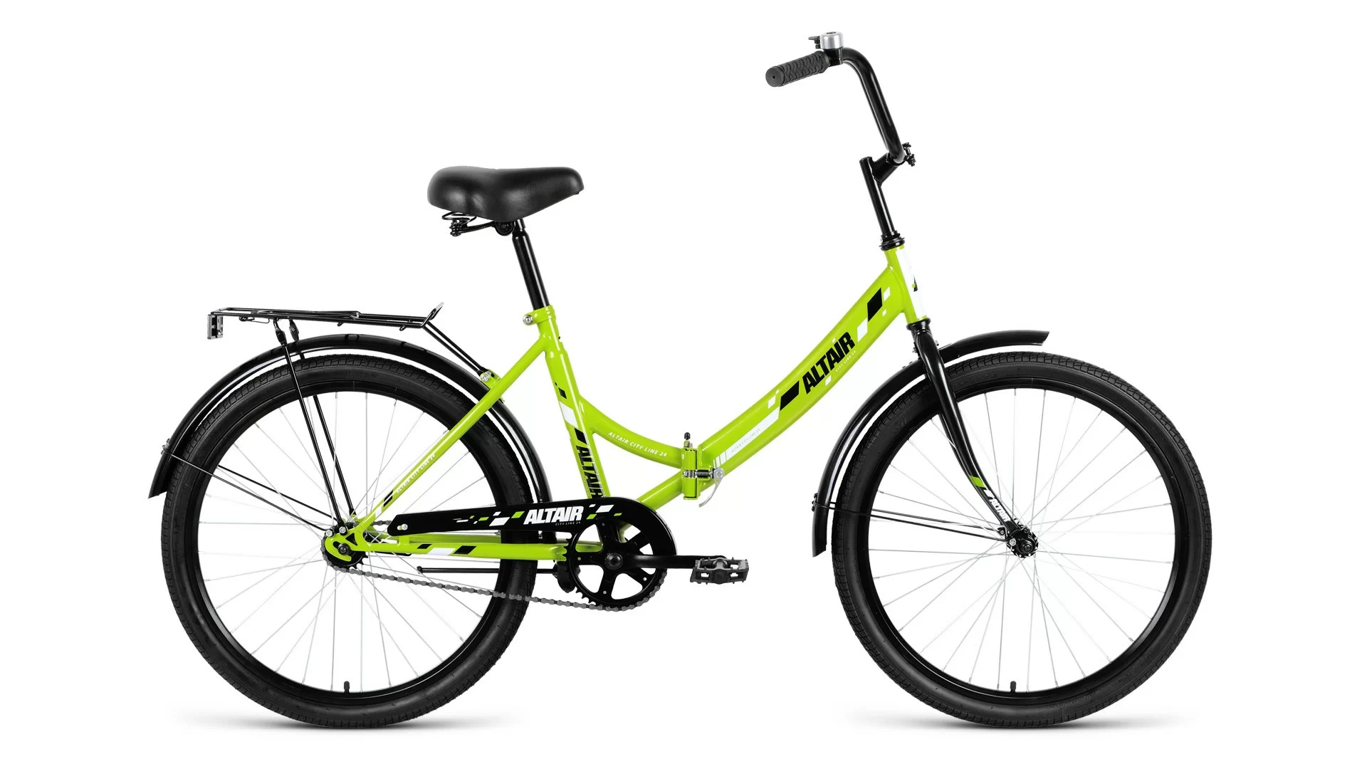 Реальное фото Велосипед Altair City 24 скл (1ск.) (2019) зеленый от магазина СпортСЕ