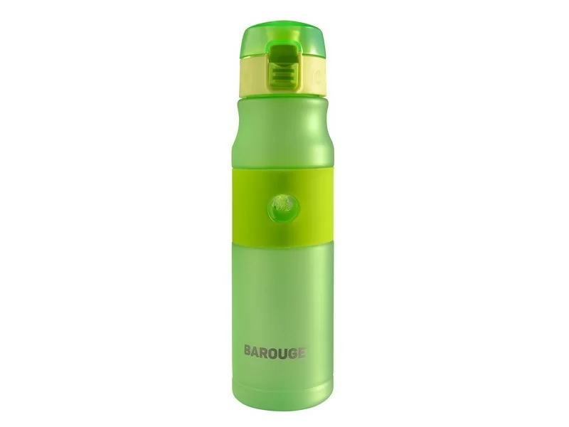 Реальное фото Бутылка для воды Barouge Active Life BP-914(600) зеленая от магазина СпортСЕ