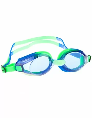 Реальное фото Очки для плавания Mad Wave Nova green/blue M0424 07 0 10W от магазина СпортСЕ
