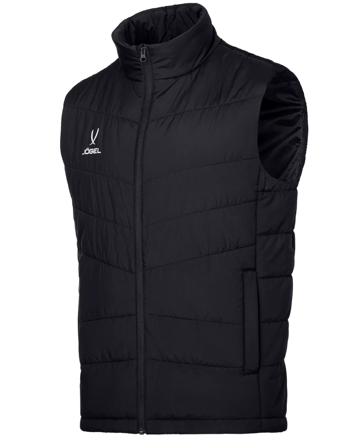 Реальное фото Жилет утепленный ESSENTIAL Padded Vest 2.0, черный, детский от магазина СпортСЕ
