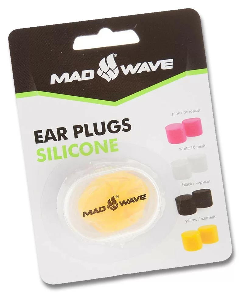 Реальное фото Беруши Mad Wave Ear plugs silicone white M0714 01 0 02W от магазина СпортСЕ