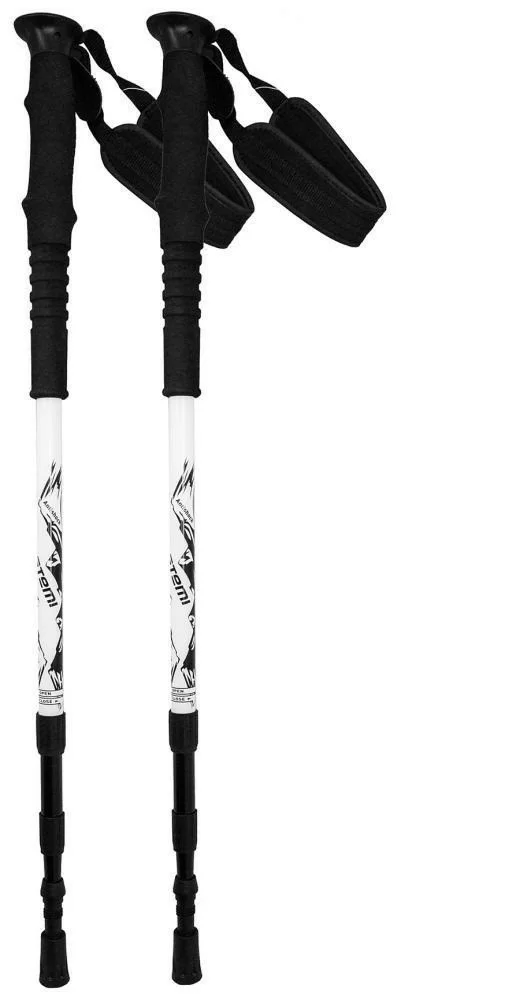 Реальное фото Палки трекинговые Atemi р.65-135см  телескоп. black ATP-06 от магазина СпортСЕ
