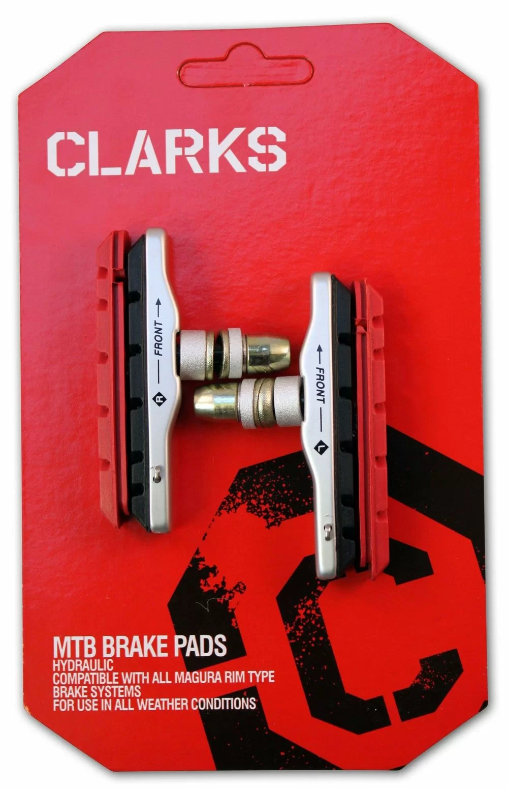Реальное фото Тормозные колодки Clark's смен. рез. XTR 70мм симметр. крепежом CP513 3-039 от магазина СпортСЕ