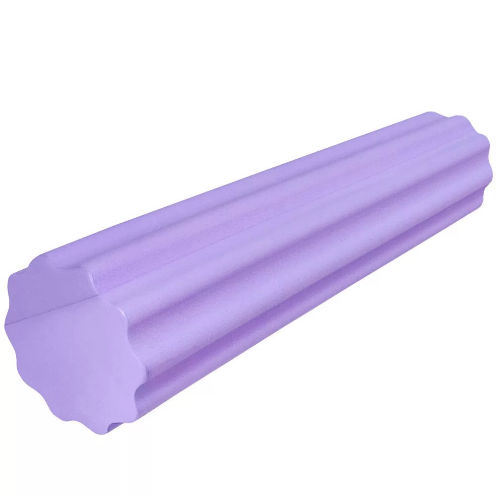 Реальное фото Ролик для йоги 60х15 см B31598-7 фиолетовый от магазина СпортСЕ