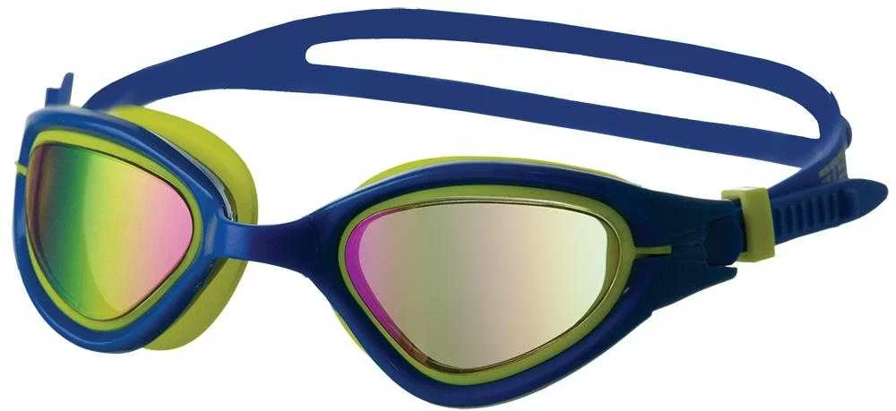 Реальное фото Очки для плавания Atemi N5300 силикон син/жёлтый от магазина СпортСЕ