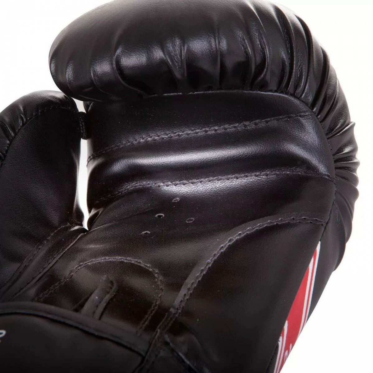 Реальное фото Перчатки боксерские Roomaif RBG-110 Dyex черные от магазина СпортСЕ