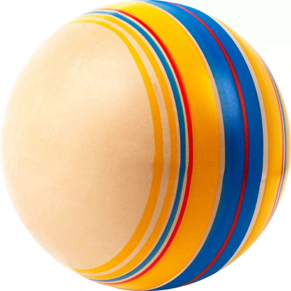Реальное фото Мяч детский ЭКО диаметр 15 см, резина, мультиколор Р7-150 от магазина СпортСЕ