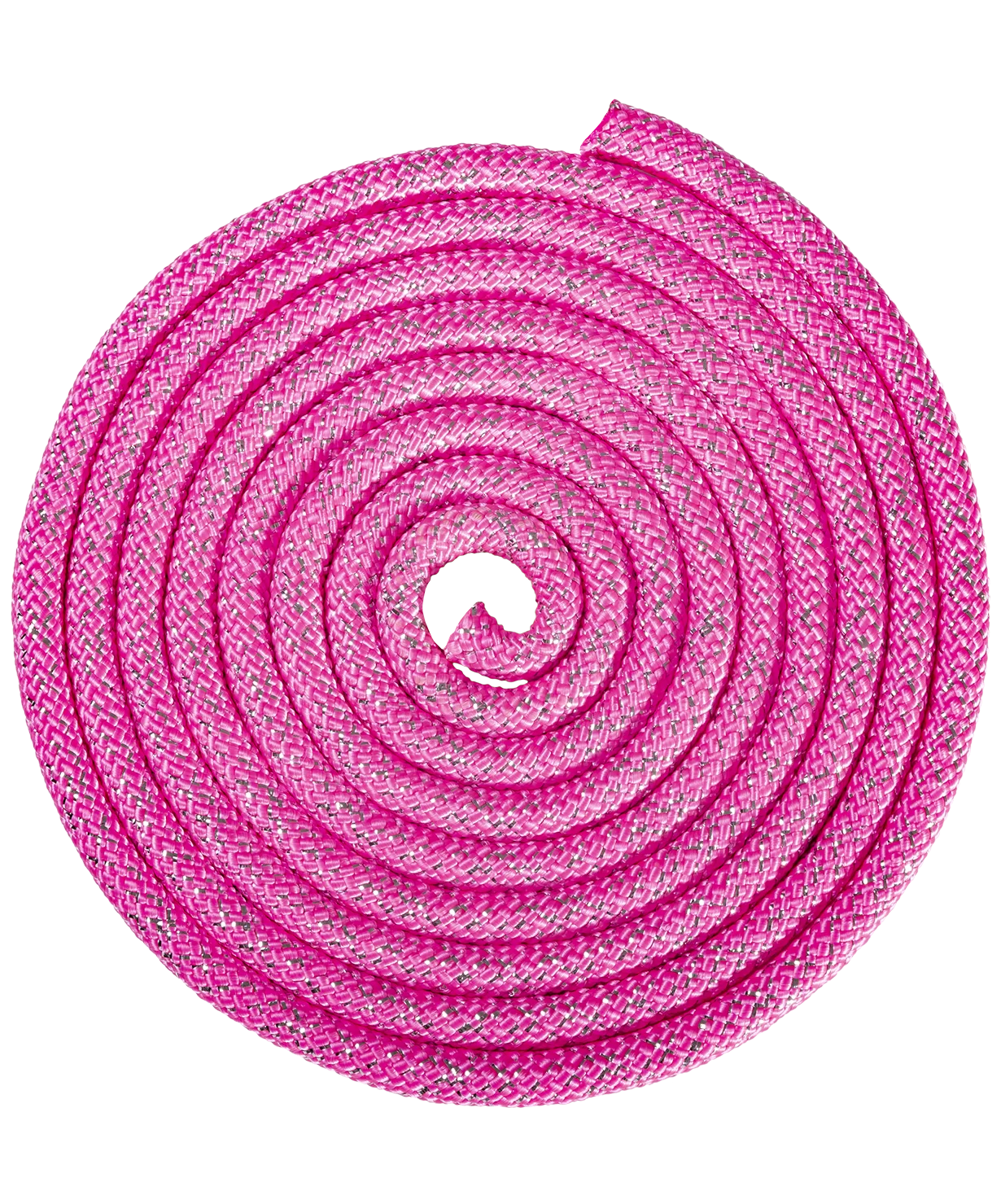 Реальное фото Скакалка гимнастическая 3 м Amely RGJ-403 розовый/серебряный, с люрексом УТ-00018217 от магазина СпортСЕ