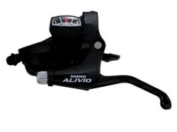 Переключатель передний Shimano Alivio ASTM 410LBL шифтер+торм. ручка 3скор. черный 2-8109