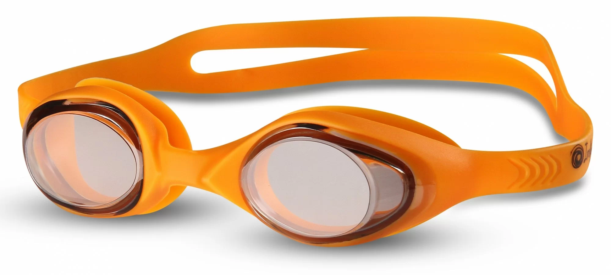 Реальное фото Очки для плавания Indigo G6106 детские оранжевые от магазина СпортСЕ