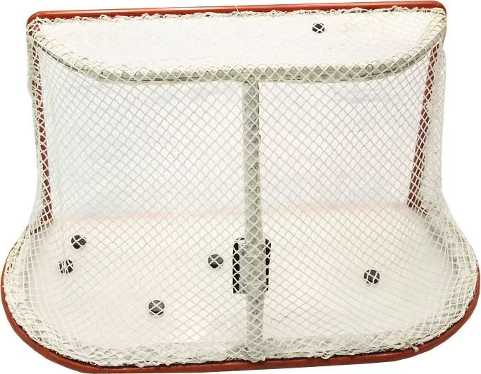 Реальное фото Сетка для хоккея d-2.6мм яч. 40*40 для ворот 1.25*1.85*1.30м белый 1137 от магазина СпортСЕ
