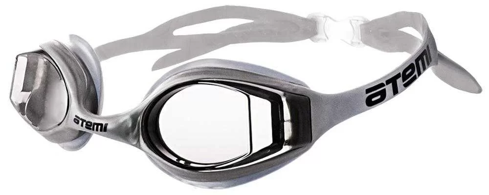 Реальное фото Очки для плавания Atemi N8402 силикон серебро от магазина СпортСЕ