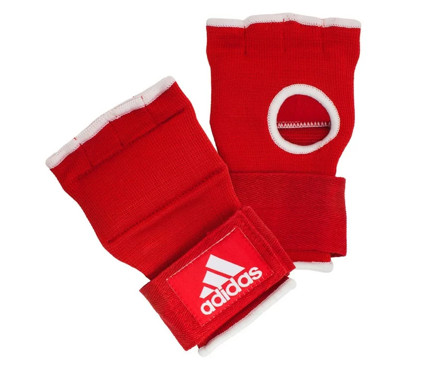Реальное фото Перчатки внутренние Adidas Super Inner Gloves красн/белые M adiBP02 от магазина СпортСЕ