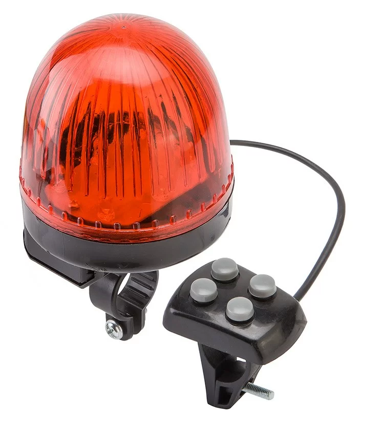 Реальное фото Звонок JY-2510B с подсветкой красно-черный 210213 от магазина СпортСЕ