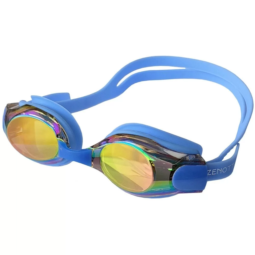 Реальное фото Очки для плавания B31550-0 синий зеркальный 10018134 от магазина СпортСЕ