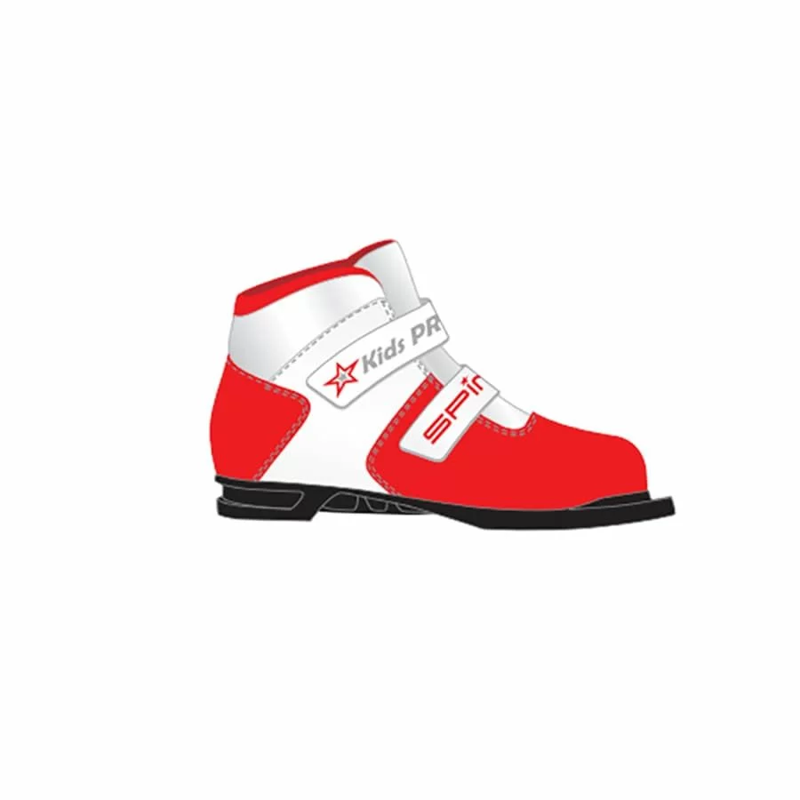 Реальное фото Ботинки лыжные Spine Kids Pro 399/9 NN75 red от магазина СпортСЕ