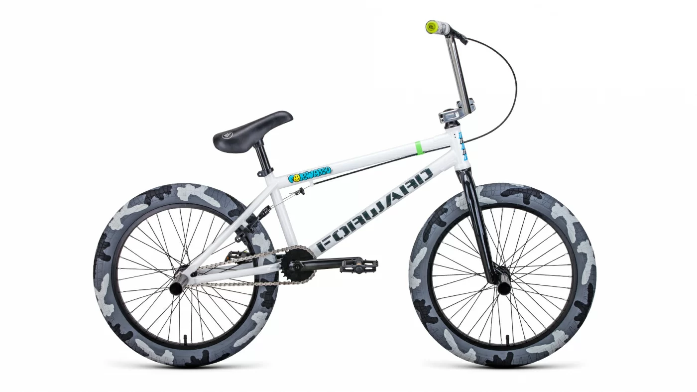 Реальное фото Велосипед Forward Zigzag 20 (2021) белый RBKW1XN01003 от магазина СпортСЕ