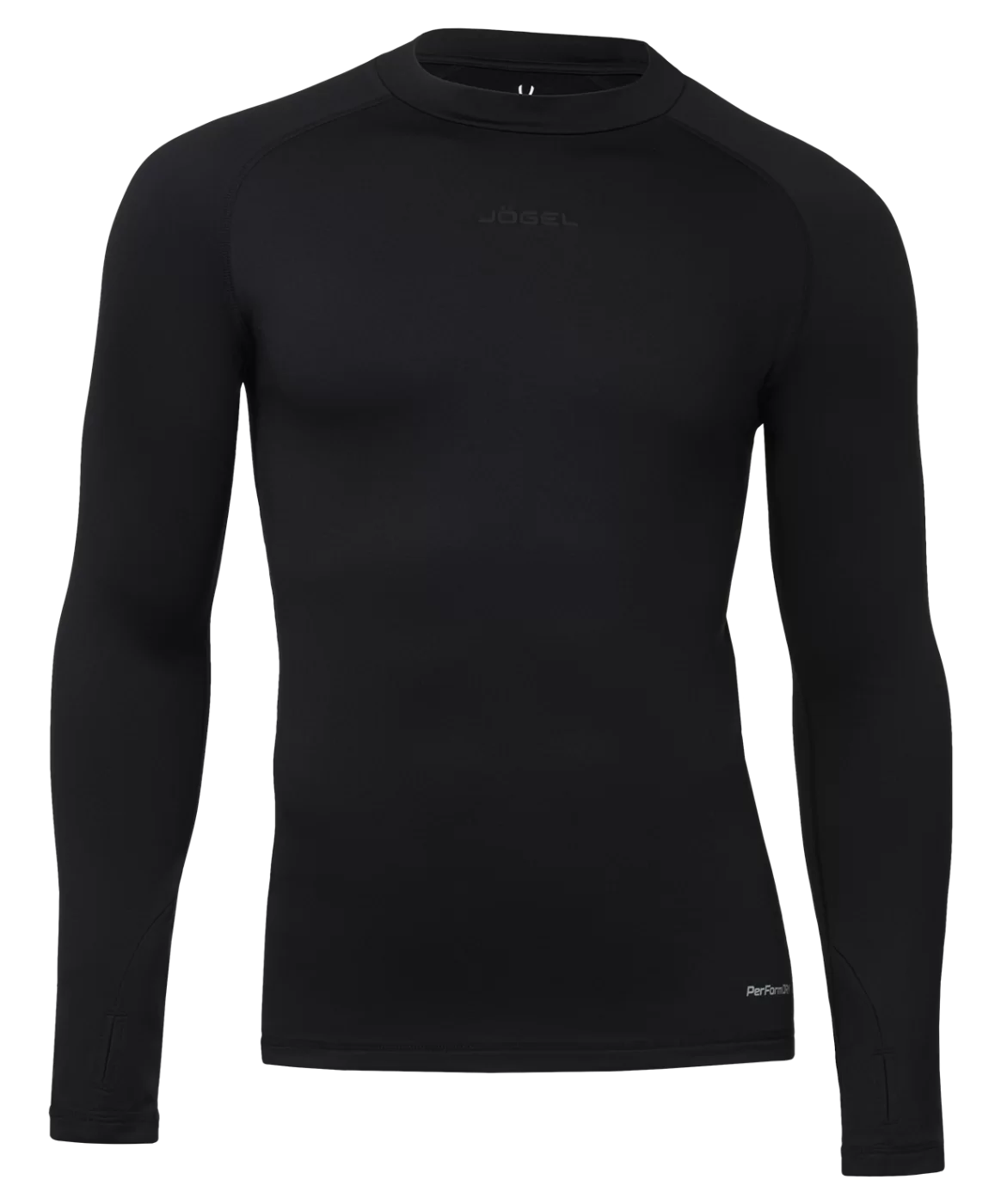 Реальное фото Джемпер компрессионный PerFormDRY Baselayer Warm Top, черный от магазина СпортСЕ