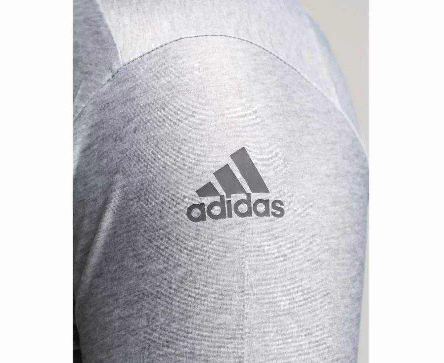Реальное фото Рашгард Adidas Long Sleeve серый adiTS313 от магазина СпортСЕ