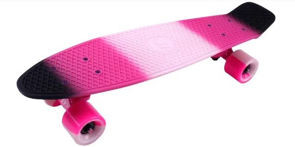 Реальное фото Скейтборд TechTeam пластиковый Multicolor 22 pink/black TSL-401M от магазина СпортСЕ