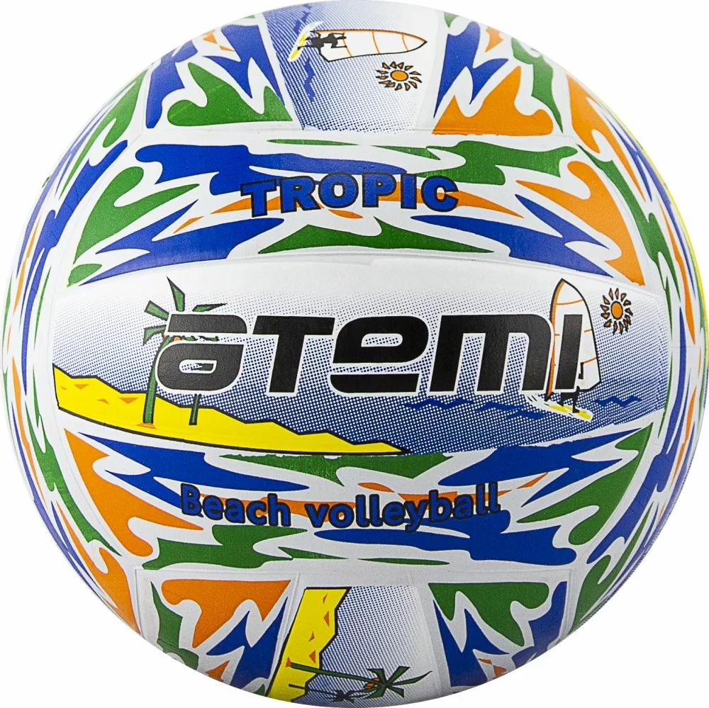 Реальное фото Мяч волейбольный Atemi Tropic резина цветной от магазина СпортСЕ