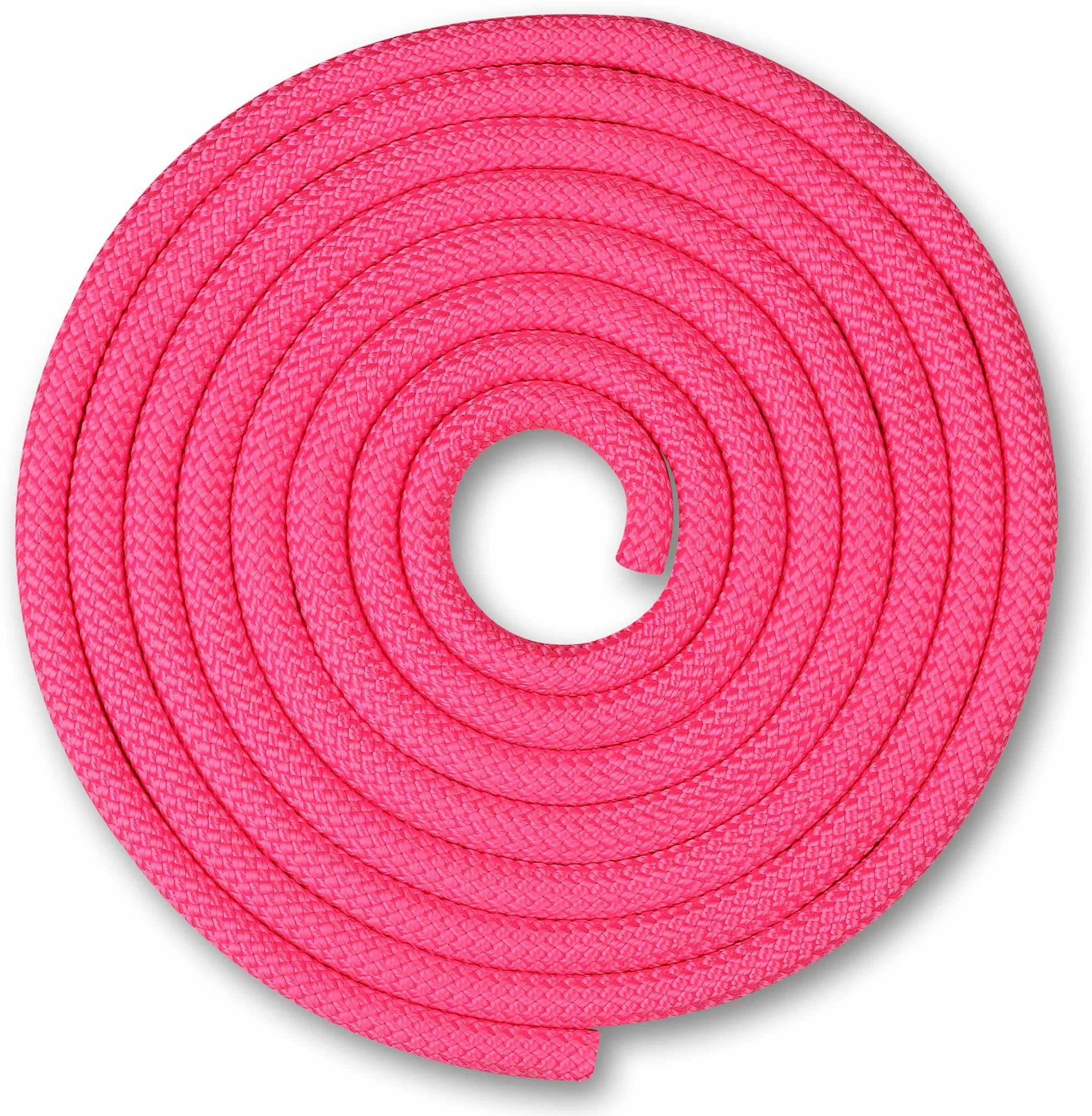 Реальное фото Скакалка гимнастическая утяж. Indigo 2.5 м 150 г розовая SM-121 от магазина СпортСЕ