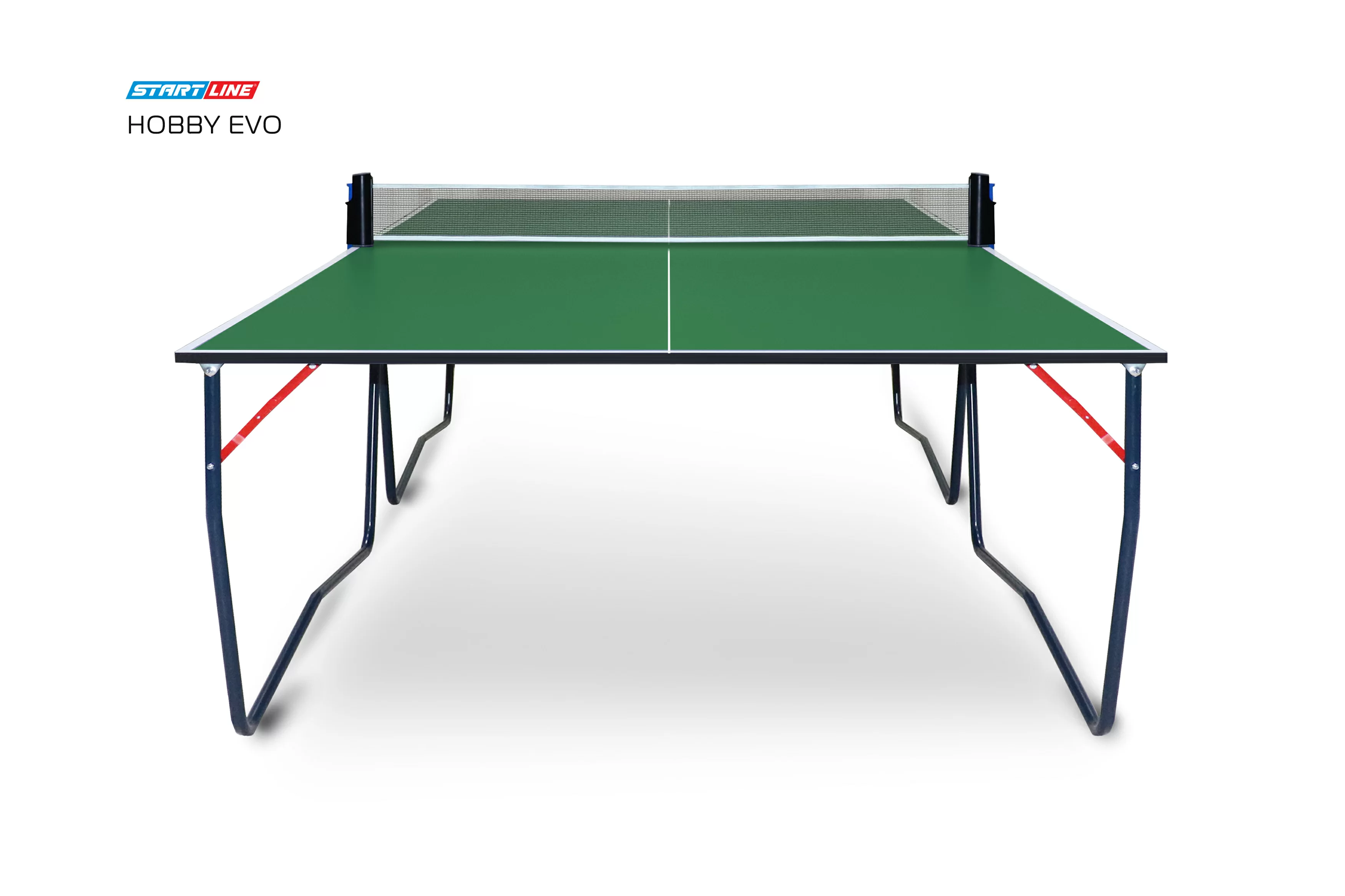 Реальное фото Теннисный стол Start Line Hobby Evo green 6016-4 от магазина СпортСЕ