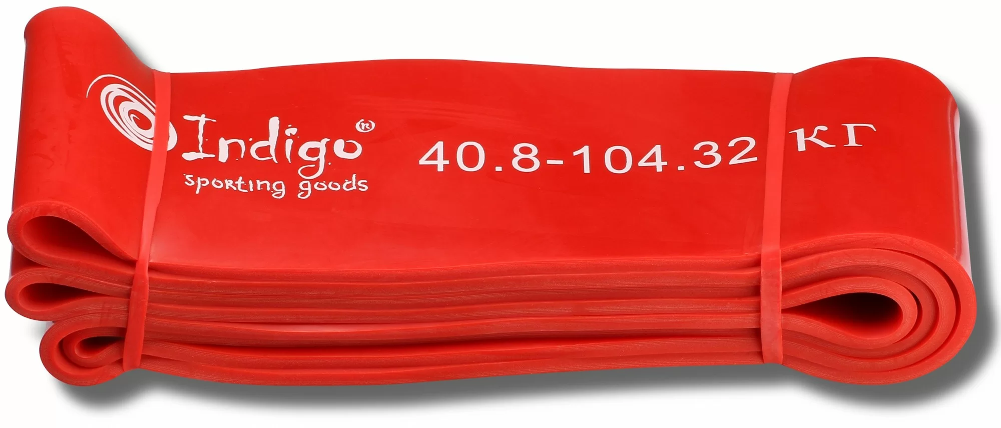 Реальное фото Эспандер петля латексная 208 * 8.3 см Indigo красный 97660 IR от магазина СпортСЕ