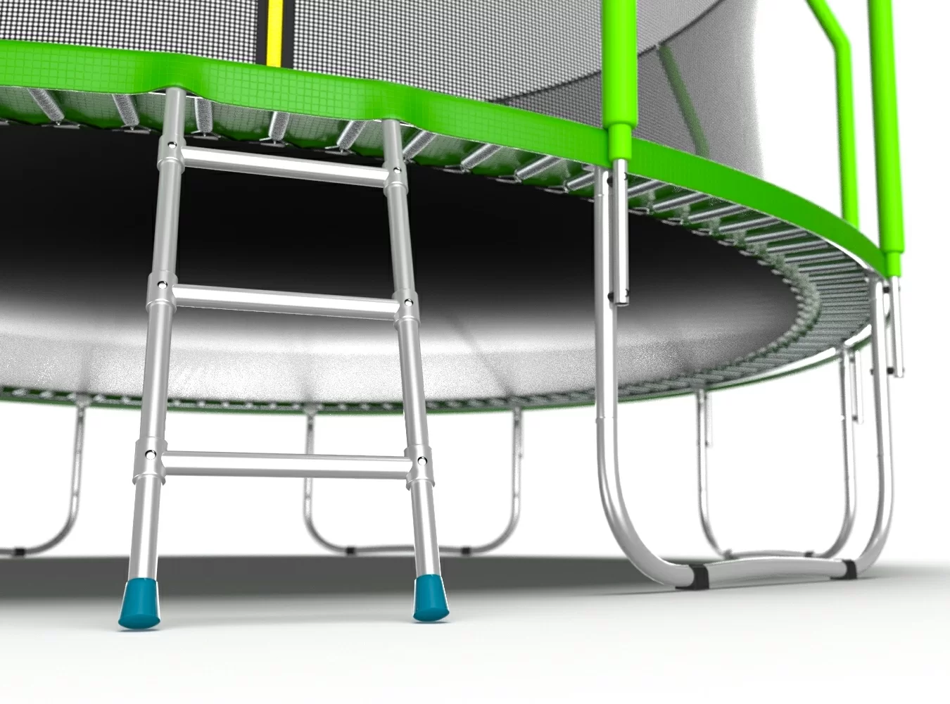 Реальное фото EVO JUMP Cosmo 16ft (Green) Батут с внутренней сеткой и лестницей, диаметр 16ft (зеленый) от магазина СпортСЕ