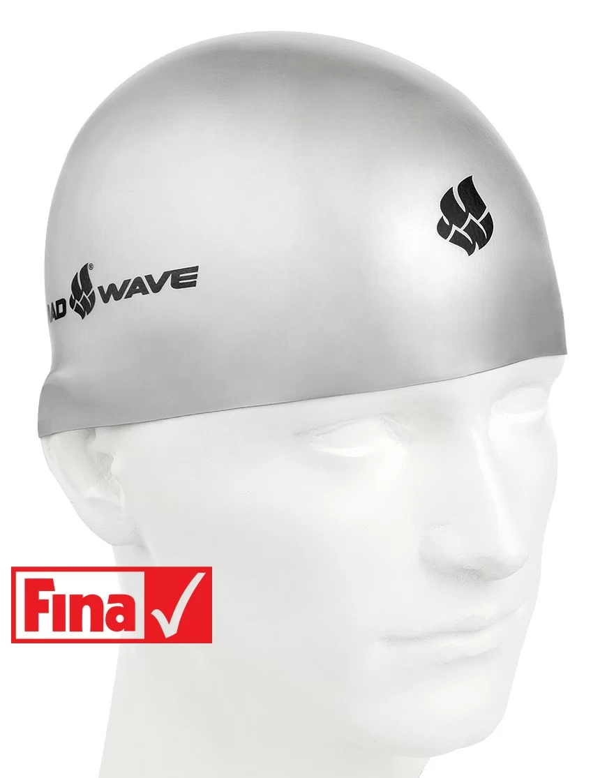 Реальное фото Шапочка для плавания Mad Wave Soft Fina Approved S M0533 01 1 12W от магазина СпортСЕ