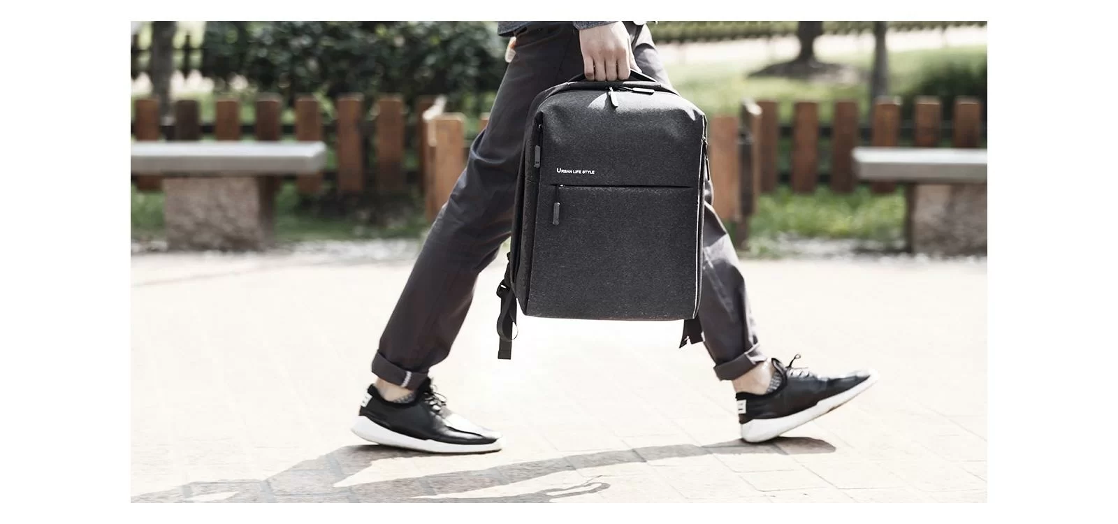 Реальное фото Рюкзак Xiaomi Mi Minimalist Backpack Urban Life Style 300х140x390 grey  00-00002685 от магазина СпортСЕ