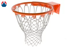 Кольцо баскетбольное №7 ТР усиленное (ОРАНЖЕВОЕ) с сеткой в комплекте