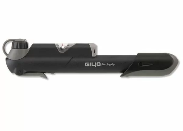 Реальное фото Насос Giyo с манометром max 100psi(6атм) универсальный 2-х сторонний внутренний вентиль “вело/авт GP41S от магазина СпортСЕ