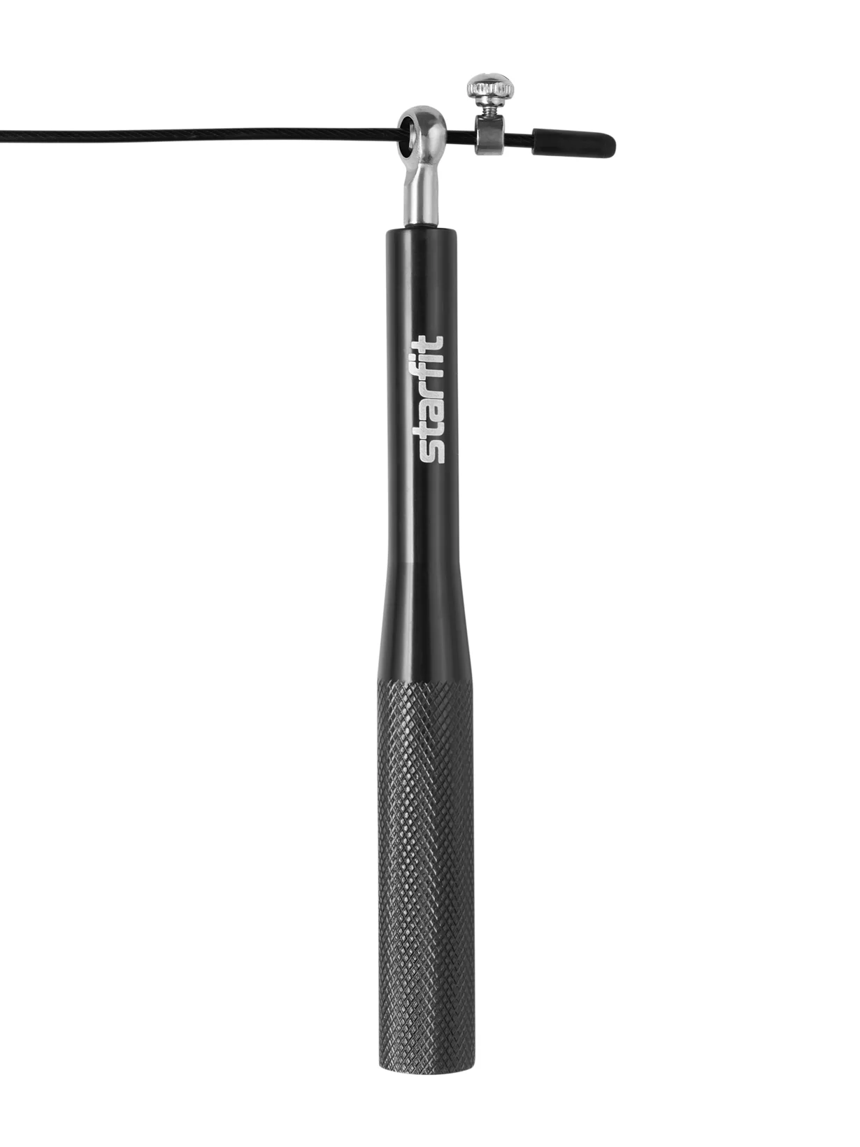 Реальное фото Скакалка 3 м StarFit RP-301 металл с подшипниками и шарнирами черный УТ-00019068 от магазина СпортСЕ