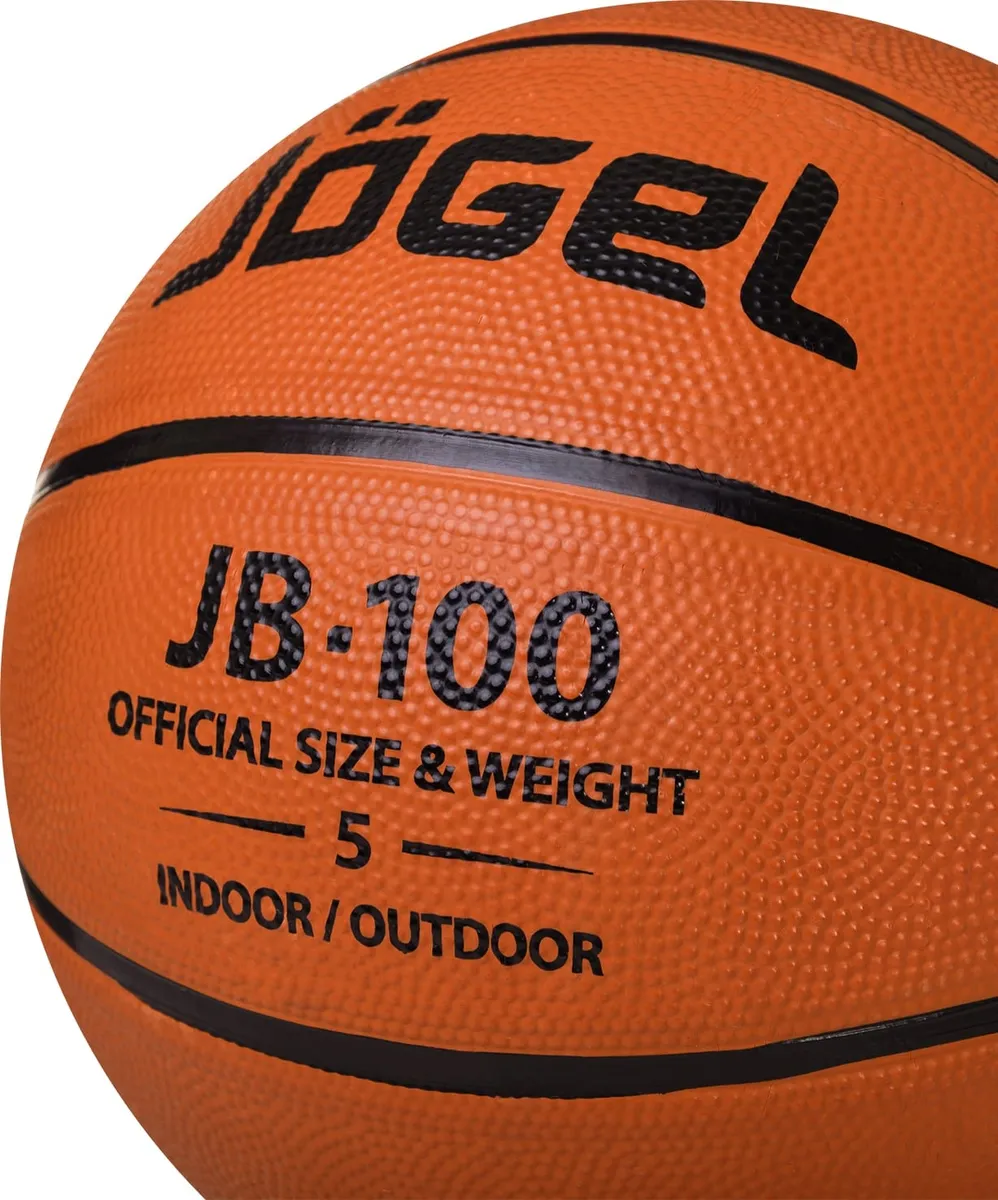 Реальное фото Мяч баскетбольный Jögel JB-100 №5 (BC21) УТ-00018765 от магазина СпортСЕ