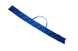 Чехол лыжный Gekars (для 1 пары) с замком принт цветные звезды на синем