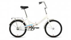 Велосипед Forward Arsenal 20 1.0 скл. (2022) белый/оранжевый RBK22FW20529