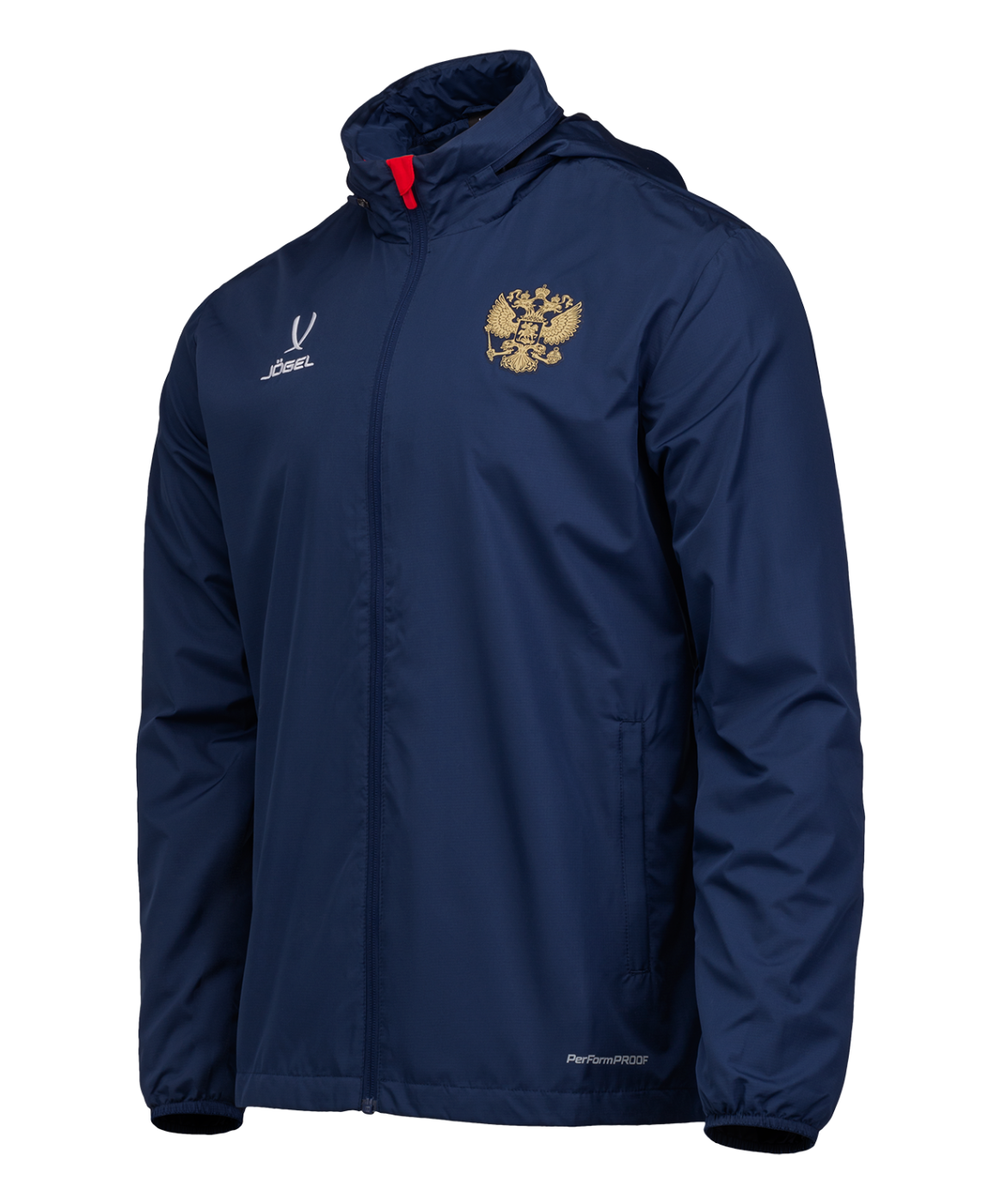 Реальное фото Куртка ветрозащитная NATIONAL PerFormPROOF Rain Jacket, темно-синий от магазина СпортСЕ