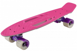 Скейтборд TechTeam пластиковый Shark 22 pink/white TSL-405M