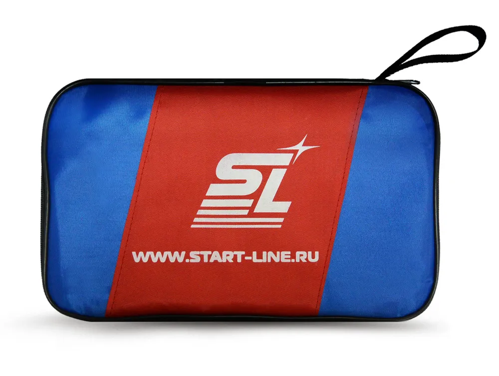 Реальное фото Чехол для теннисной ракетки Start Line прямоугольный синий/красный ЧхТР.ПУ от магазина СпортСЕ