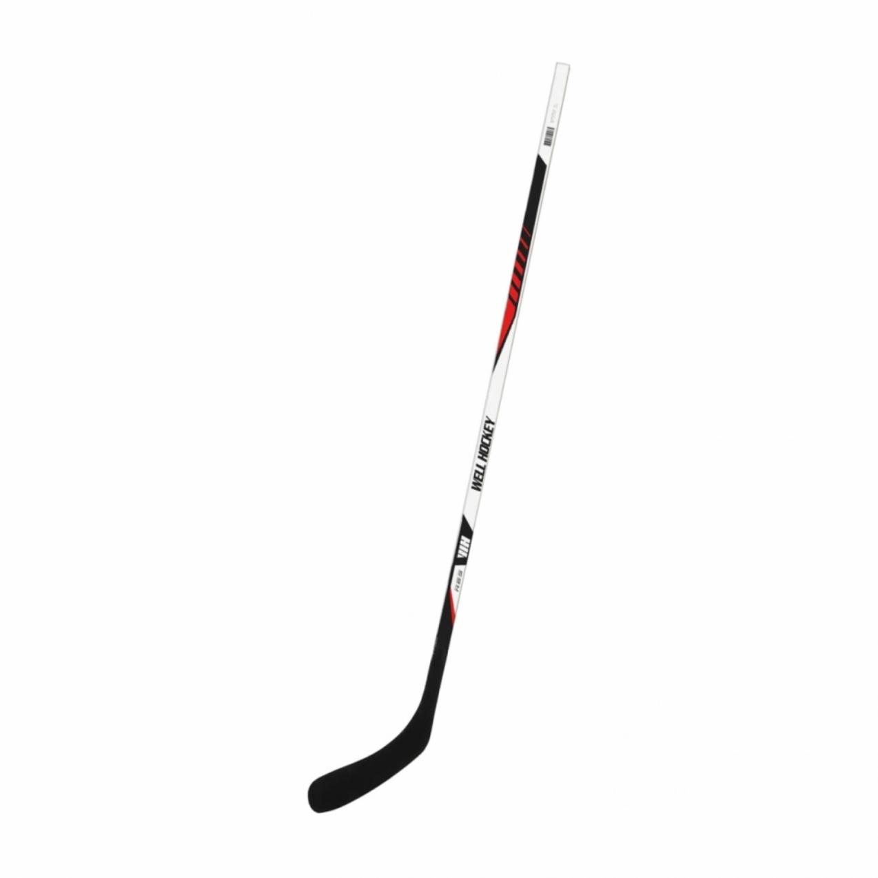 Реальное фото Клюшка хоккейная  Well Hockey деревянная с ABC крюком (YTH) левая 0002952 от магазина СпортСЕ