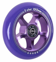 Колесо для самоката TechTeam X-Treme 100*24мм 5 star purple