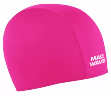 Реальное фото Шапочка для плавания Mad Wave Poly II pink M0521 03 0 11W от магазина СпортСЕ
