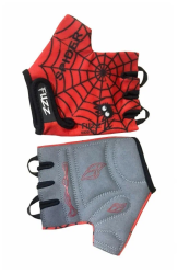 Перчатки Spider детские лайкра красно-черные р.6/M (для 4-6лет) 08-202022