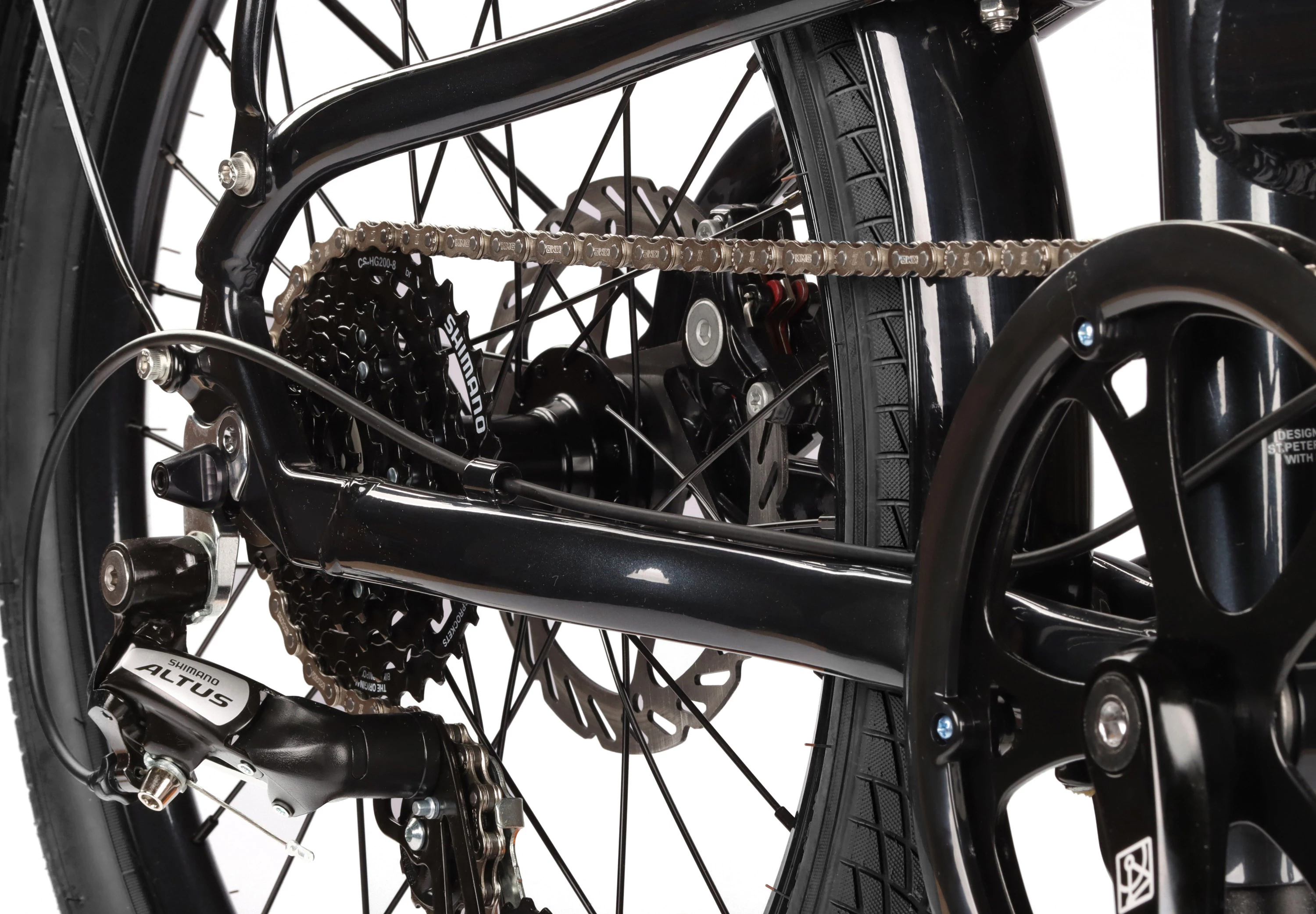 Реальное фото Велосипед Shulz Easy Disk (black/черный YS-768) 19ED от магазина СпортСЕ