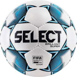 Мяч футбольный Select Br.Super FIFA №5 бел/гол/сер 810108