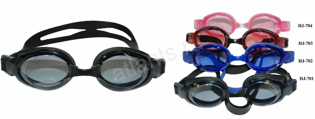 Реальное фото Очки для плавания Fox HJ-704 взрослые прозрачный/прозрачный розовый от магазина СпортСЕ