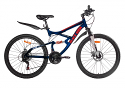 Велосипед Black Aqua Mount 1681 D matt 26" темно-синий GL-315D