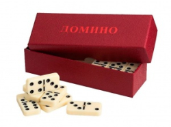 Домино  5010Z в картонной коробке красный 09282